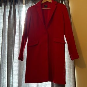 Armani exchange red coat